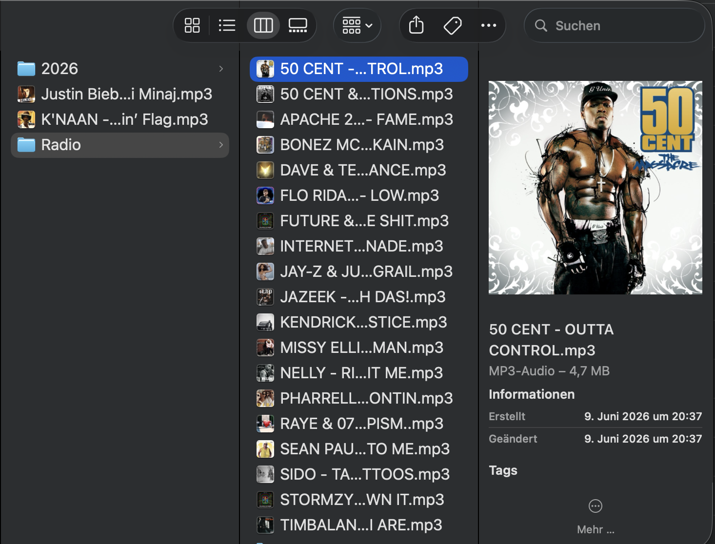 StreamWriter Studio – MP3s mit echtem Album-Cover im Finder